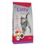 طعام كاتي بالحم والرز للقطط البالغة 1كجم