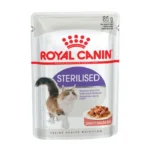 رويال كانين طعام رطب للقطط البالغة المعقمة بصلصة اللحم 12 ظرف* 85جرام